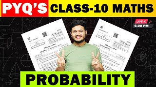 Ch 14 Probability Previous Year Questions  Class 10 Maths CBSE 2024 Boards [upl. by Rozanne]