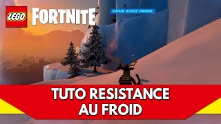 LEGO Fortnite Tuto FR  Résister au Froid [upl. by Ydnih477]