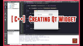 Creating Qt Widget Application GUI on macOS [upl. by Bobbi]