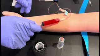 HOW TO PERFORM A VENIPUNCTURE USING A SYRINGE  PHLEBOTOMY 2024 [upl. by Sudnor]