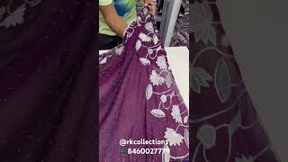 Vichitra silk embroidered saree amp super hit designs vichitrasilk trending saree viralvideo [upl. by Nire382]