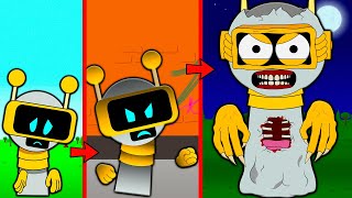 FUN BOT BECAME PHASE 3 MONSTER SAD STORY INCREDIBOX SPRUNKI Cartoon Animation [upl. by Santiago100]