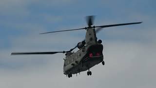 Boeing Chinook HC MK 6A Ayr Airshow 2023 [upl. by Lorrie]