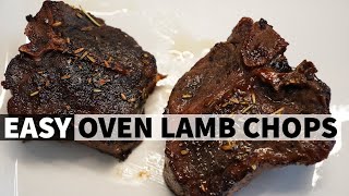 Mouthwatering Oven Lamb Chops A MustTry Recipe [upl. by Eetnod]