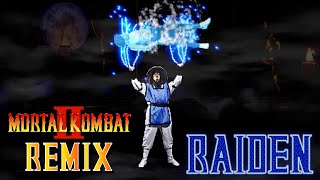 Mortal Kombat II Remix  Raiden Playthrough  No Commentary [upl. by Atterrol]