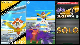 KARTANA SOLO in Pokemon Go Without Relobby 😱  Shiny Kartana [upl. by Blumenfeld]