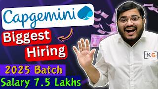 Capgemini Hiring 2025 Batch 🔥  Capgemini Exam Pattern  Capgemini Syllabus  Capgemini Preparation [upl. by Nanfa]