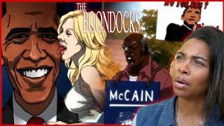 ITS A BLACK PRESIDENT HUEY FREEMAN  THE BOONDOCKS SEASON 3 EPISODE 1 REACTION [upl. by Salkcin]