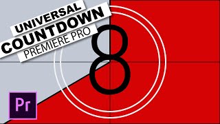 How To Add Universal Film COUNTING leader in PREMIERE PRO [upl. by Nifled444]