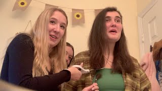 impulsively cutting my hair with my best friends [upl. by Aicenet550]