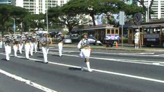 Aloha Week Parade 2009 Waipahu Marauder High School Marching Band [upl. by Sandy979]