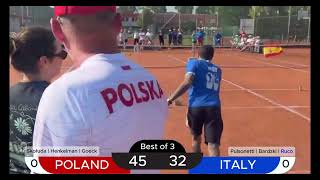 POLAND vs ITALY  Mölkky European Championship 2024 Nations Cup  1st Round [upl. by Bird173]