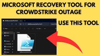 Use Microsoft Recovery Tool to Fix Crowdstrike BSOD Issue Blue Screen of Death [upl. by Feingold]