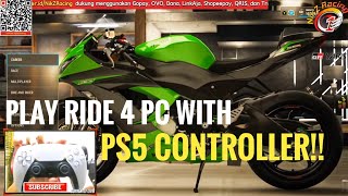 Play Ride 4 in PC with PS5 DualSense Controller Online Multiplayer [upl. by Fowle]