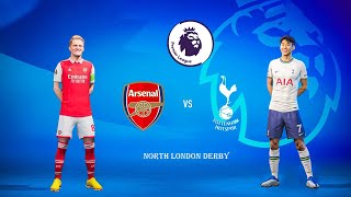 Arsenal vs Tottenham  EPL 2425   Ft Ødegaard vs Son [upl. by Par990]