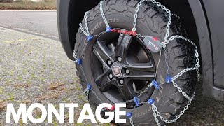 Schneeketten Montage am Kastenwagen  Wohnmobil  PEWAG RSV 80 [upl. by Innek]