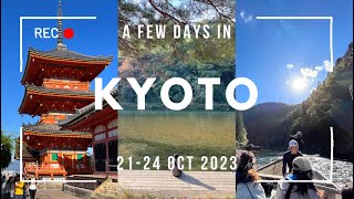 Kyoto VLOG 🇯🇵 Things to do  Ryokan stay River Cruise exploring Gion [upl. by Curhan912]