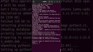 How to install Python  Ubuntu 22 [upl. by Zoldi99]