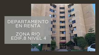 Departamento en Renta  Zona Rio Tijuana Edificio 8 Nivel 4 [upl. by Hoye903]