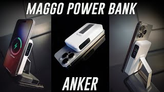 Anker MagGo  La Mejor Batería MagSafe de Carga Rápida 🔋 [upl. by Dnomyaw]