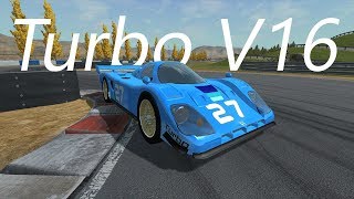 Turbo V16 Group C Race Car Automation  BeamNG [upl. by Sidwell]