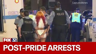 Mass arrest reported in Lake View after Pride celebrations [upl. by Derian]