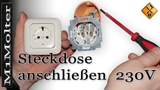 Steckdose anschließen  230V  Aber wie [upl. by Genisia]