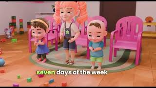 7 Days In A Week Kids Rhyme  New Generation Rhymes  Kids Cartoons  Kids Poem  Kindergarten Songs [upl. by Lukin453]