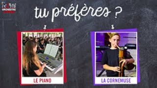 Tu préfères  le piano ou la cornemuse [upl. by Surazal]