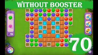 Gardenscapes Level 70  15 moves 2023 HD solution of Level 70 Gardenscapes No Boosters [upl. by Bluhm]