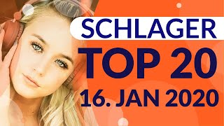 SCHLAGER CHARTS 2020  Die TOP 20 vom 16 Januar [upl. by Gerhardine]