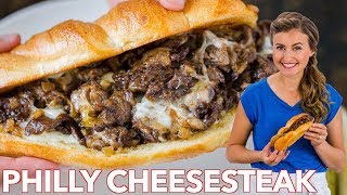 How To Make Classic Philly Cheesesteak Sandwich [upl. by Atikcir]