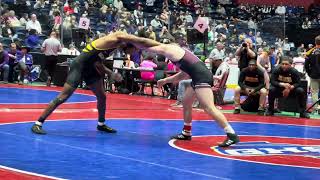 Dominic Bambinelli Mill Creek vs Karl Rasip Valdosta 175lbs 2024 GHSA 7A State Tournament Semifinals [upl. by Odranoel]