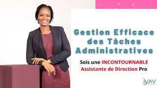 Gestion Efficace des Tâches Administratives wwwbitlysessioncalendly [upl. by Nyladnohr]