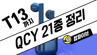 탑파이브 신제품 QCY T13 포함 21개 제품 정주행 리뷰  QCY는 이영상 하나로 끝 [upl. by Tomlinson]