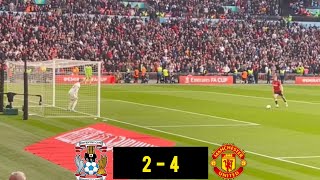 🔴Coventry vs Manchester United 24 FULL PENALTY SHOOTOUT  FA Cup Semifinal [upl. by Acimot]