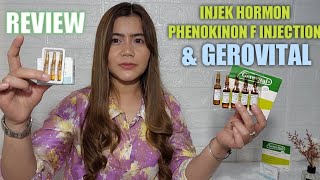 Review  Phenokinon amp Gerovital  Injek Hormon RIKASUSANTISusantichanel injeksi payudarakencang [upl. by Bogoch288]