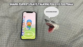 SB Movie Shark Puppet plays Talking Pocoyo Football [upl. by Coleman]