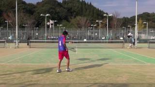 2016 ソフトテニス ジュニア ジャパンカップ Step4 U20 男子シングルス 決勝 [upl. by Llerruj]