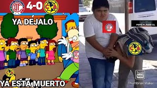 MEMES TOLUCA 4 AMÉRICA 0 LIGA MX 2024 [upl. by Htrahddis]