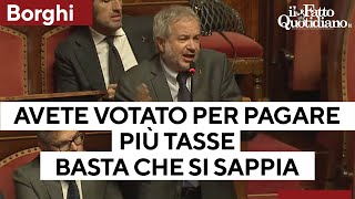 Maggioranza battuta sul canone Rai Borghi Lega quotVolete più tasse Basta che si sappiaquot [upl. by Attenweiler]