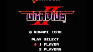 Gradius II NES Music  Stage 8 Something Ghostly [upl. by Arhsub602]