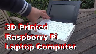 DuBEnG How to make a DIY 3D Printed laptop computer with RaspberryPi 18650 lithium ion cell pitop [upl. by Nhguaval]