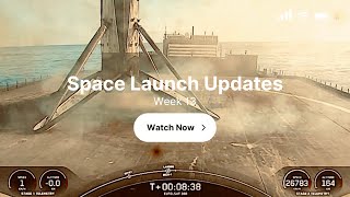 Weekly Space Launch Recap SpaceX Starlink Eutelsat and More  Space News Update [upl. by Hajan41]