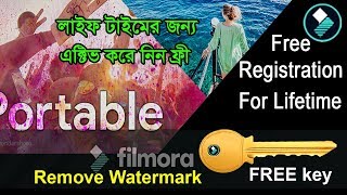 how to Register filmora wondershare free for lifetime bangla hindi [upl. by Teuton719]