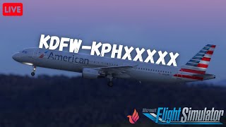 Continuing with Exploring USA  Fenix A321 CFM  ultra graphics 2k [upl. by Aznerol969]