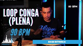 Loop Conga Plena 90 bpm [upl. by Adoh660]