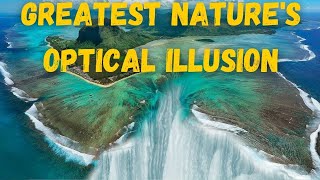 Greatest Natures Optical illusion The Underwater Waterfall of Mauritius [upl. by Alyahc]