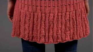 8 Lace Cardigan Vogue Knitting SpringSummer 2009 [upl. by Egroeg402]