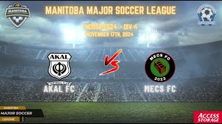 November 17th WSF Div 4 Akal FC vs Mecs FC [upl. by Horter]